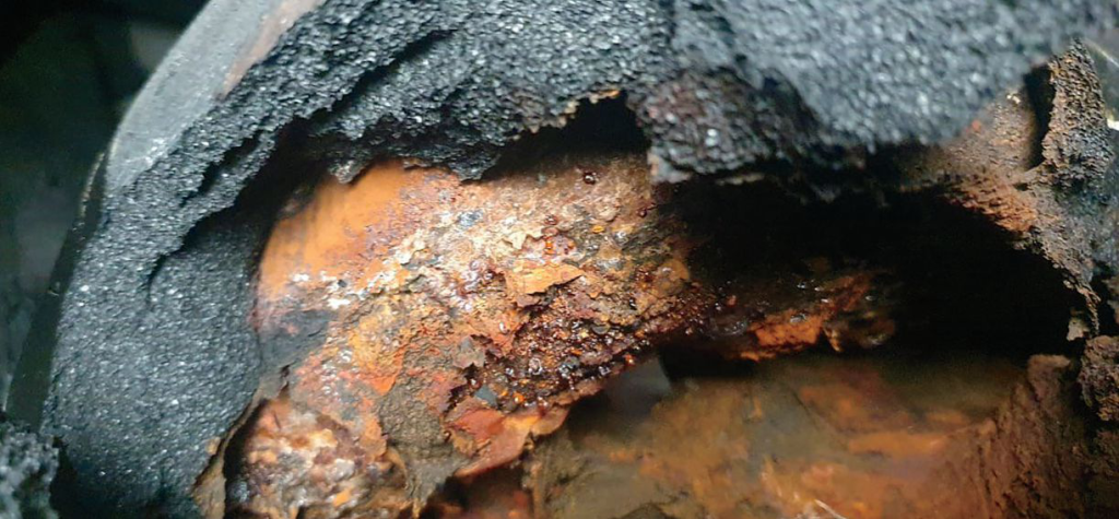 Corrosion Under Insulation (CUI) at a Dubai Hotel Swimming Pool